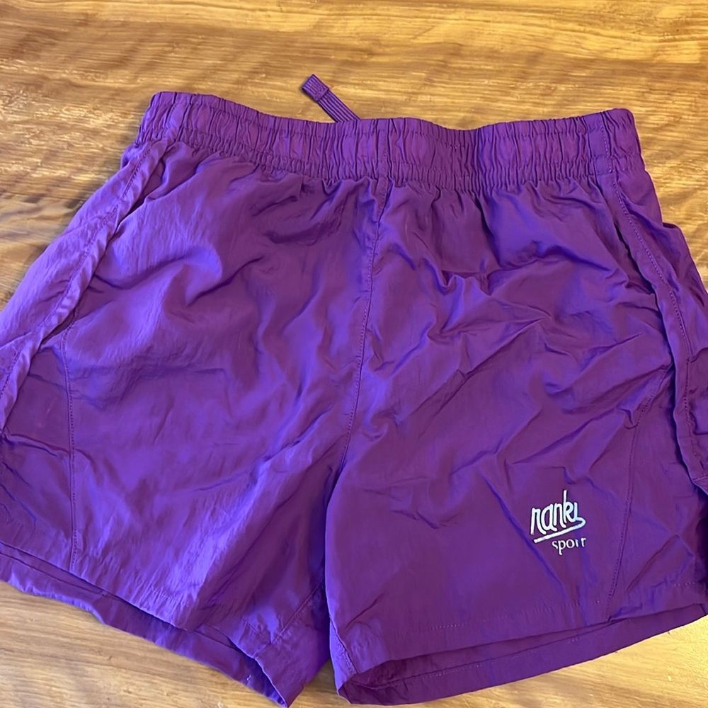 Girls’ lined athletic shorts.